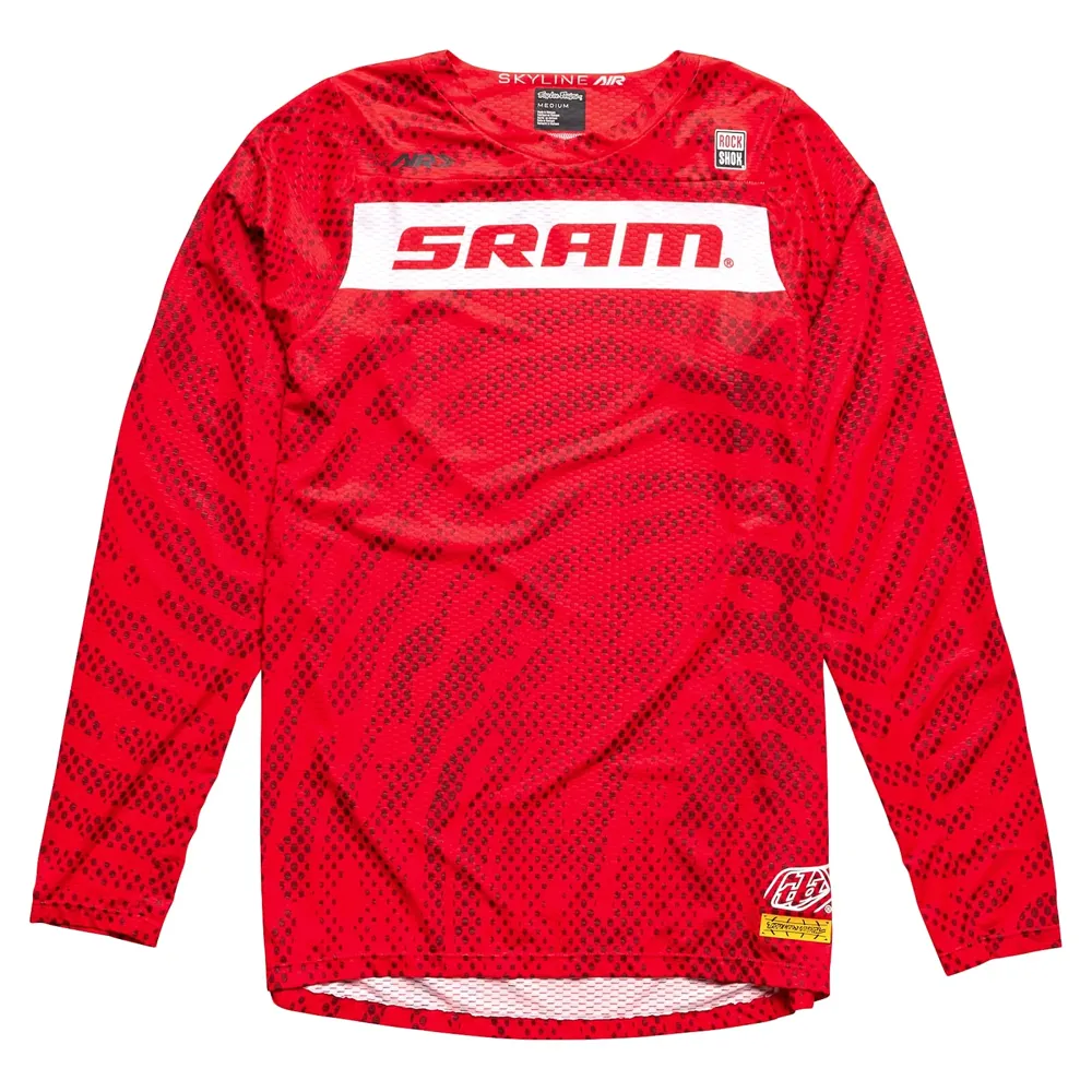 uPRISE Bikes Troy Lee Designs Skyline Air Men's Long Sleeve Jersey - Sram Roots Red | Price match, 365 day return s, 18-Month Warranty, Finance Available & Free UK Delivery
