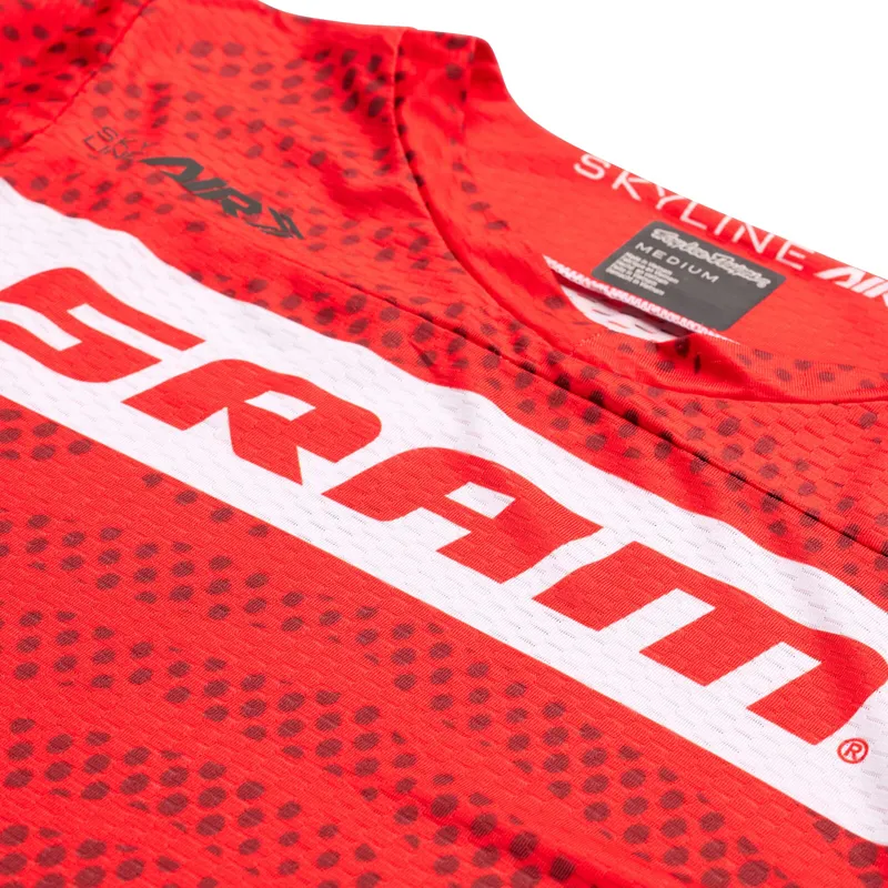Troy Lee Designs Skyline Air Men's Long Sleeve Jersey - Sram Roots Red-1