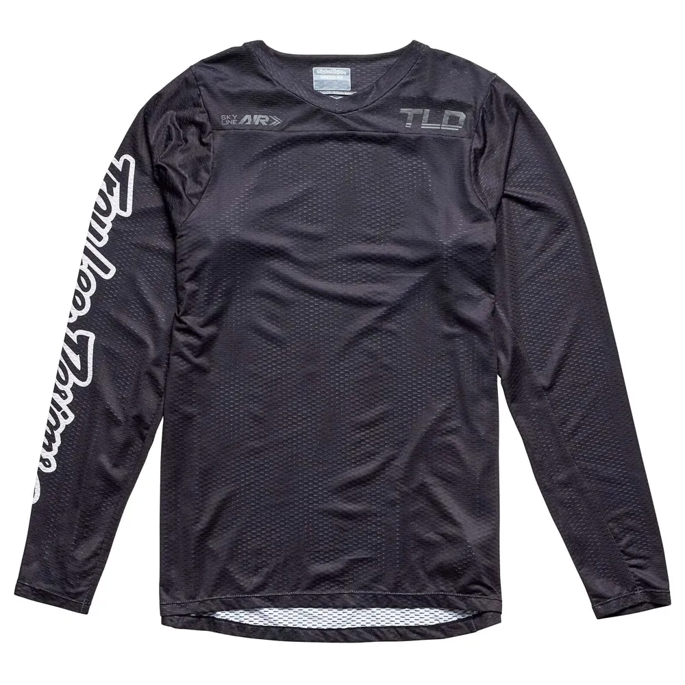 uPRISE Bikes Troy Lee Designs Skyline Air Men's Long Sleeve Jersey - Mono Black | Price match, 365 day return s, 18-Month Warranty, Finance Available & Free UK Delivery