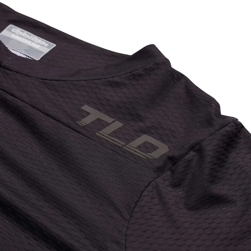 Troy Lee Designs Skyline Air Men's Long Sleeve Jersey - Mono Black-1