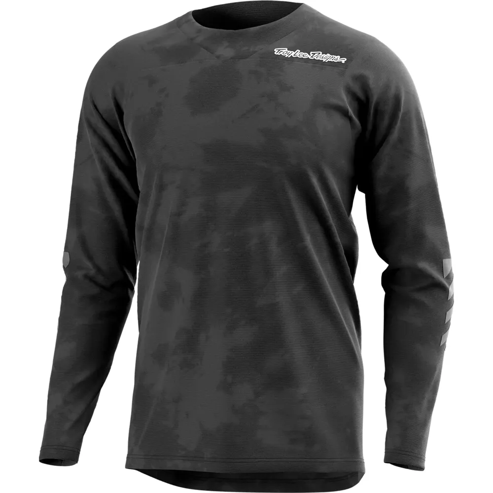 uPRISE Bikes Troy Lee Designs Skyline Chill Men's Long Sleeve Jersey - Tie Dye Charcoal | Price match, 365 day return s, 18-Month Warranty, Finance Available & Free UK Delivery