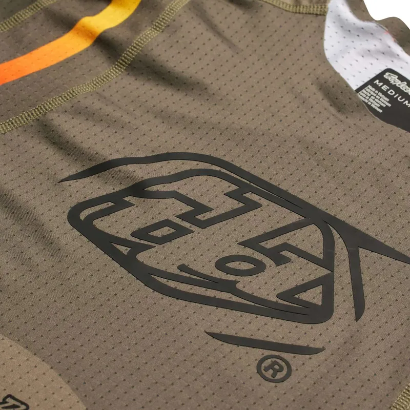 Troy Lee Designs Sprint Ultra Men's Long Sleeve Jersey - Pinned Olive-1