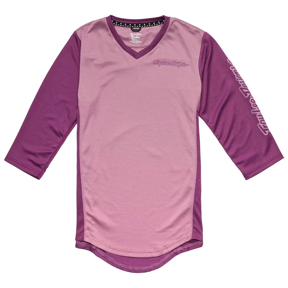 uPRISE Bikes Troy Lee Designs Mischief Women's 3/4 Jersey - Solid Rosewood | Price match, 365 day return s, 18-Month Warranty, Finance Available & Free UK Delivery