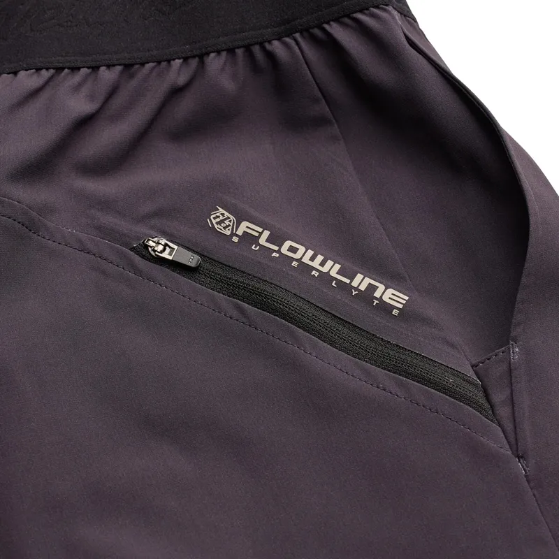 Troy Lee Designs Flowline Superlyte Men's Baggy Shorts - Mono Carbon-2