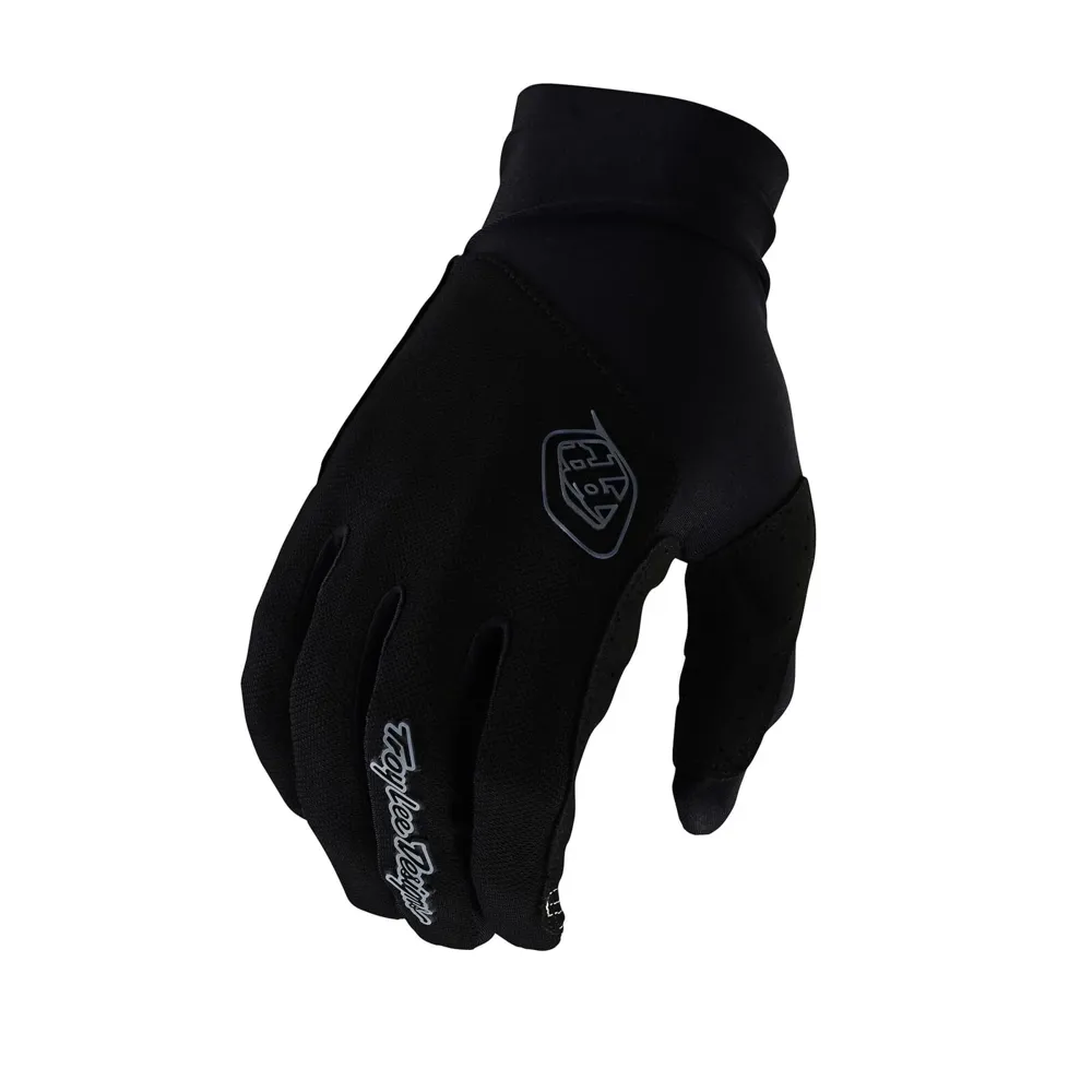 uPRISE Bikes Troy Lee Designs Flowline Long Finger Gloves - Mono Black | Price match, 365 day return s, 18-Month Warranty, Finance Available & Free UK Delivery