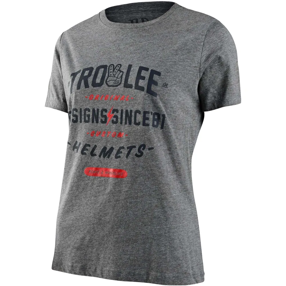 uPRISE Bikes Troy Lee Designs Roll Out Women's Short Sleeve T-Shirt - Deep Heather | Price match, 365 day return s, 18-Month Warranty, Finance Available & Free UK Delivery