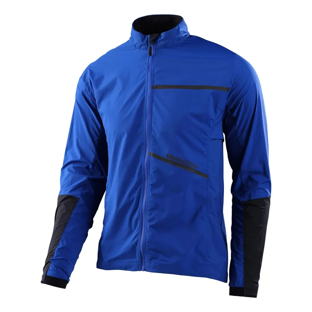 uPRISE Bikes Troy Lee Designs Shuttle Men's Windproof Jacket - True Blue | Price match, 365 day return s, 18-Month Warranty, Finance Available & Free UK Delivery