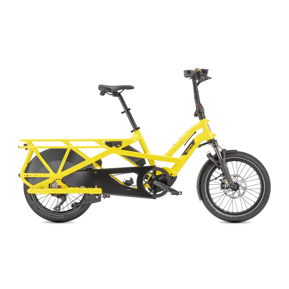 uPRISE Bikes Tern GSD S10 LR 400wh Electric Cargo Bike - School Bus Yellow | Price match, 365 day return s, 18-Month Warranty, Finance Available & Free UK Delivery