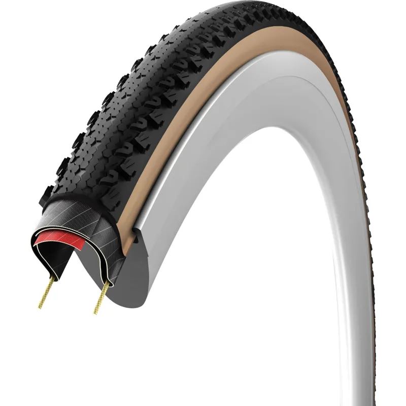 Vittoria Terreno Zero G2.0 700c Foldable UST Gravel Bike Tyre - Tan-2
