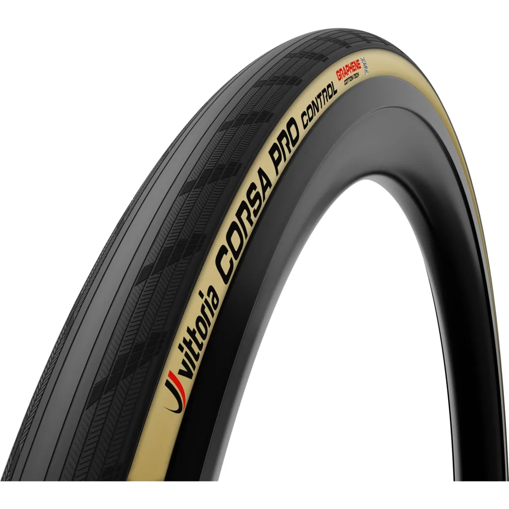 uPRISE Bikes Vittoria Corsa Pro Control Folding Tubeless Ready Road Tyre - Black/Tan | Price match, 365 day return s, 18-Month Warranty, Finance Available & Free UK Delivery