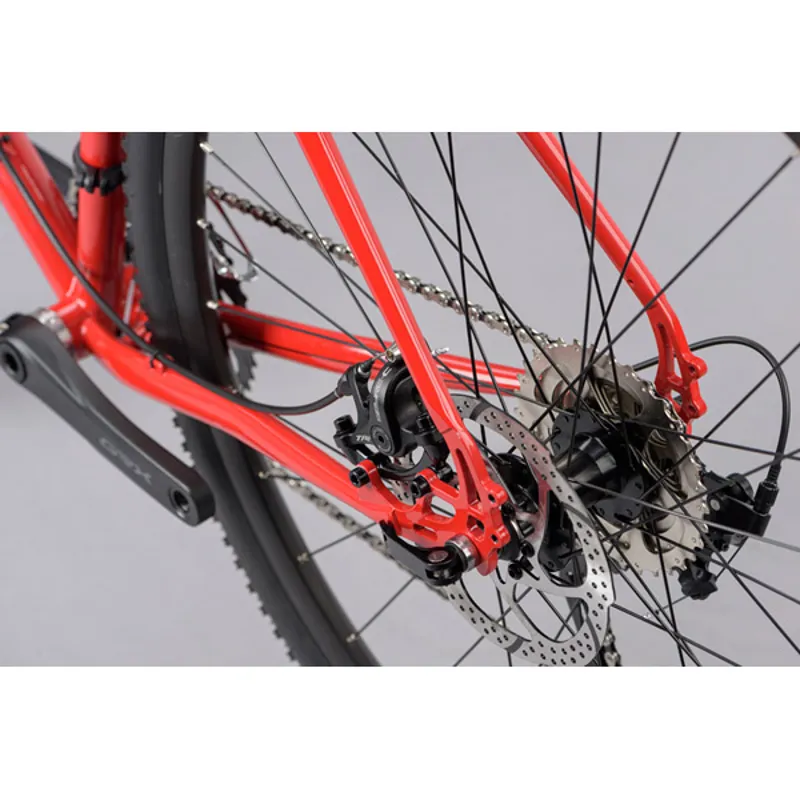 Genesis Croix De Fer 20 Gravel Road Bike - Red-8