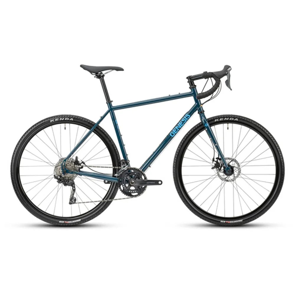 uPRISE Bikes Genesis Croix De Fer 20 Gravel Road Bike - Dark Blue | Price match, 365 day return s, 18-Month Warranty, Finance Available & Free UK Delivery