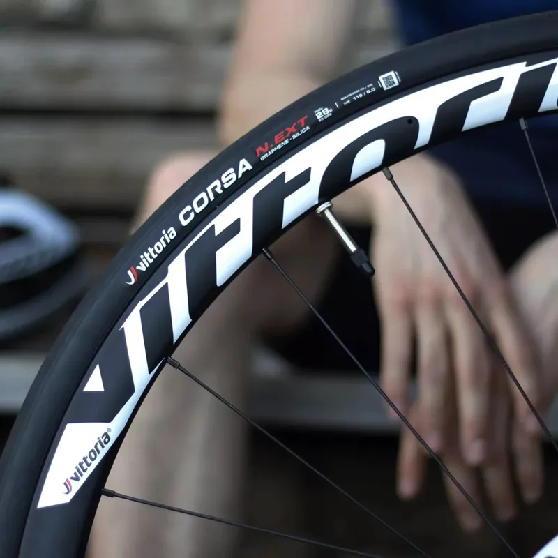 Vittoria Corsa N.EXT G2.0 Folding Tubeless Ready Road Bike Tyre - Black-3