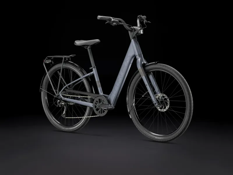 Trek Verve+ 1 Lowstep 250w 2026 Electric Hybrid Bike - Galactic Grey-1