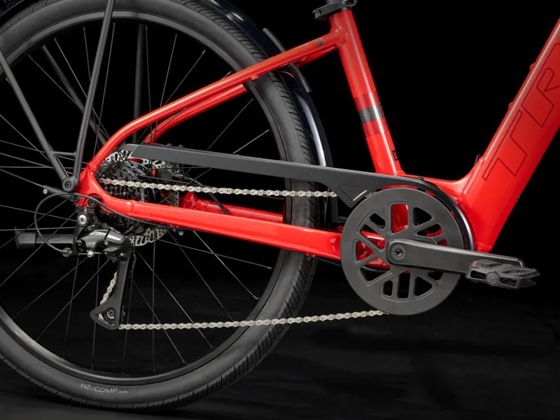 Trek Verve+ 1 Lowstep 250w 2026 Electric Hybrid Bike - Viper Red-10