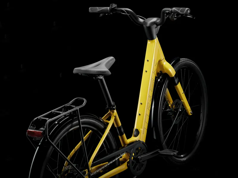 Trek Verve+ 1 Lowstep 250w 2025 Electric Hybrid Bike - Baja Yellow-2