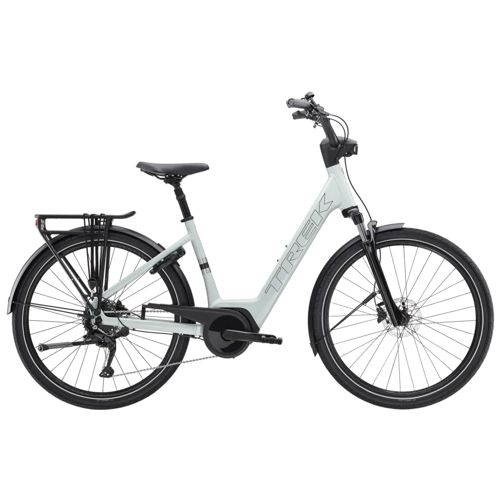 uPRISE Bikes Trek Verve+ 2 Lowstep 400Wh 2026 Electric Hybrid Bike - Plasma Grey | Price match, 365 day return s, 18-Month Warranty, Finance Available & Free UK Delivery
