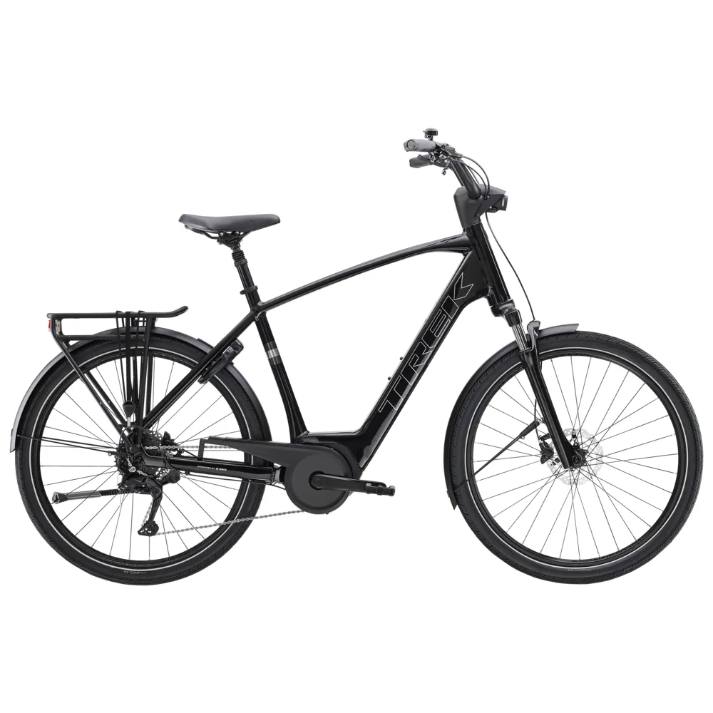uPRISE Bikes Trek Verve+ 2 400Wh 2026 Electric Hybrid Bike - Trek Black | Price match, 365 day return s, 18-Month Warranty, Finance Available & Free UK Delivery