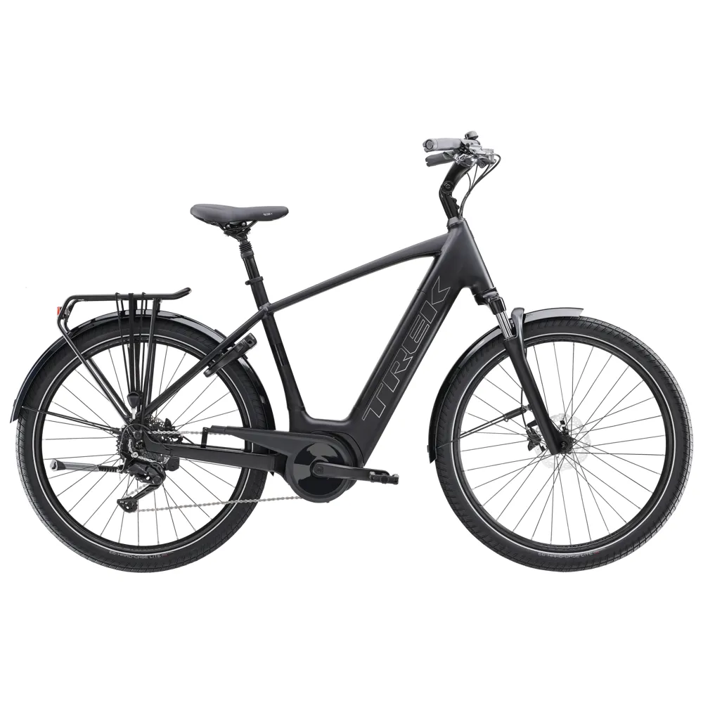 uPRISE Bikes Trek Verve+ 3 800wh 2026 Electric Hybrid Bike - Trek Black | Price match, 365 day return s, 18-Month Warranty, Finance Available & Free UK Delivery