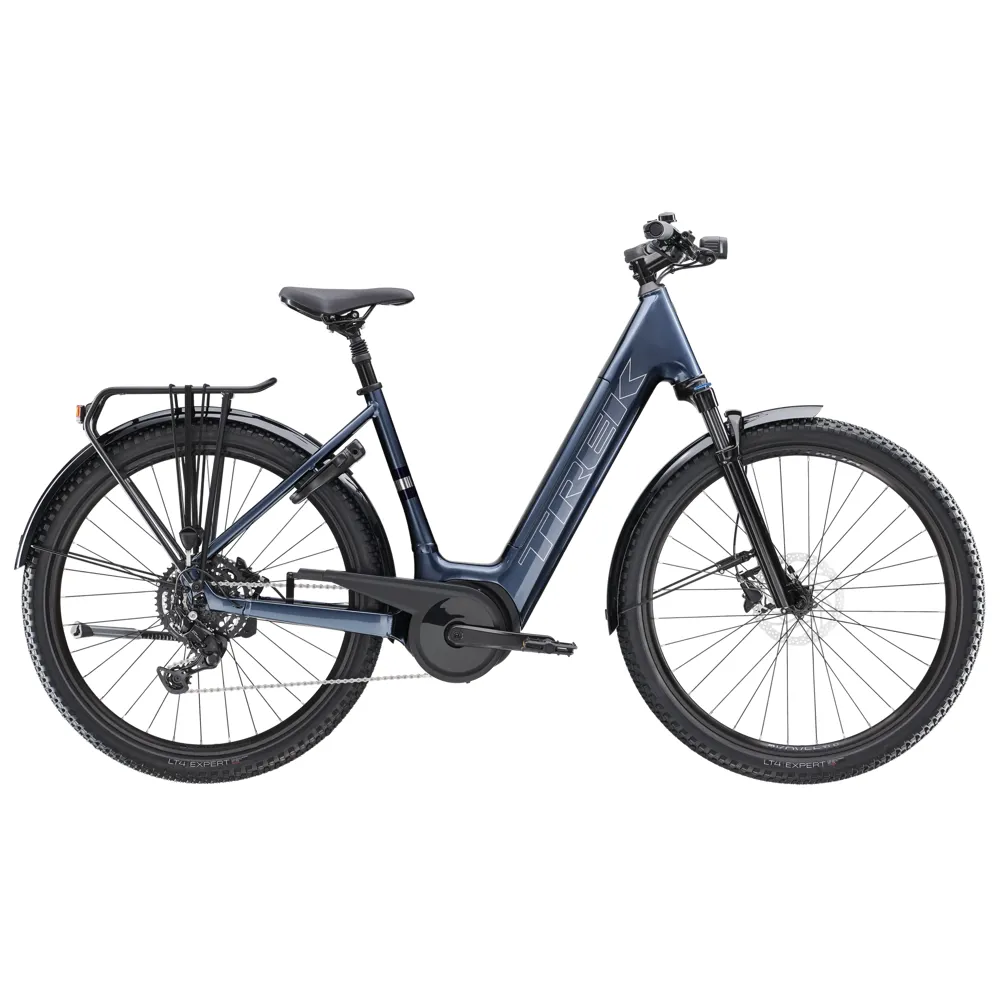 uPRISE Bikes Trek Verve+ 4 400wh Lowstep 2026 Electric Hybrid Bike - Galactic Grey | Price match, 365 day return s, 18-Month Warranty, Finance Available & Free UK Delivery
