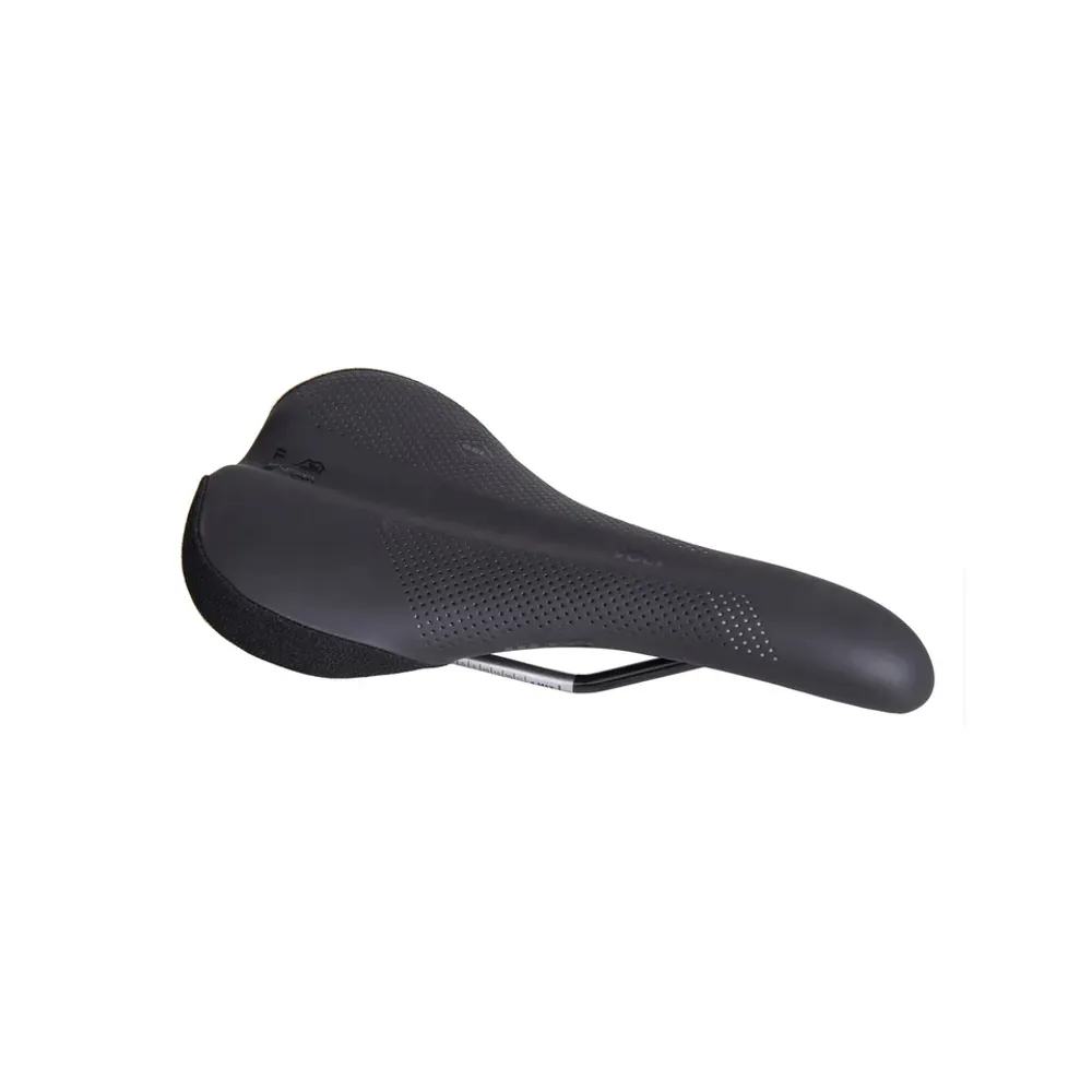 uPRISE Bikes WTB Volt Wide Saddle - Cromoly Rails - Black | Price match, 365 day return s, 18-Month Warranty, Finance Available & Free UK Delivery