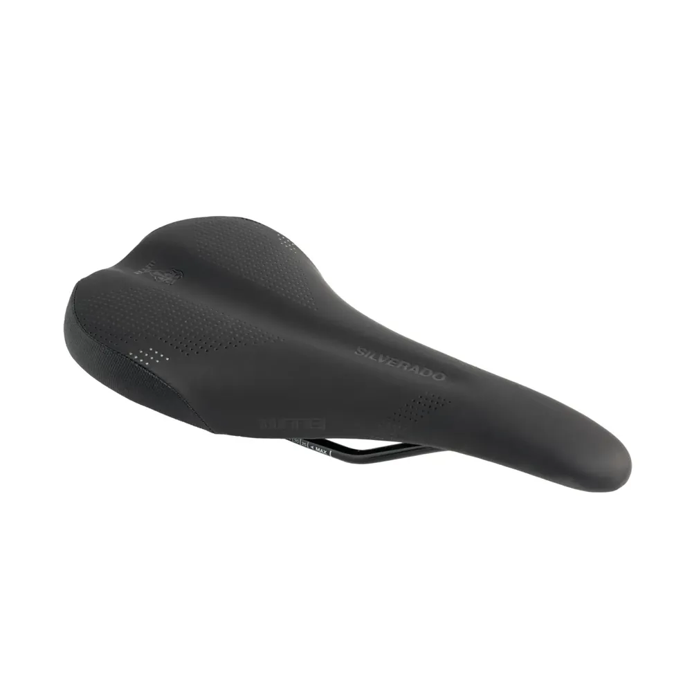 uPRISE Bikes WTB Silverado 265 Saddle - Narrow - Stainless Steel Rails - Black | Price match, 365 day return s, 18-Month Warranty, Finance Available & Free UK Delivery