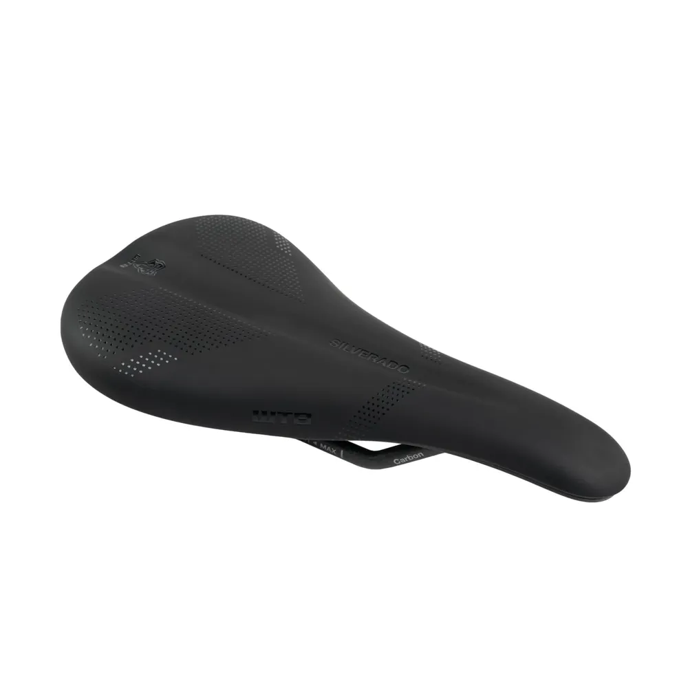 uPRISE Bikes WTB Silverado 265 Saddle - Medium - Carbon Rails - Black | Price match, 365 day return s, 18-Month Warranty, Finance Available & Free UK Delivery