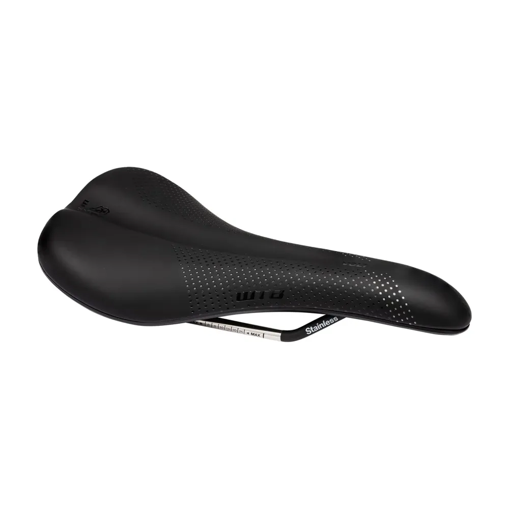 uPRISE Bikes WTB Volt Saddle - Medium - Stainless Steel Rails - Black | Price match, 365 day return s, 18-Month Warranty, Finance Available & Free UK Delivery