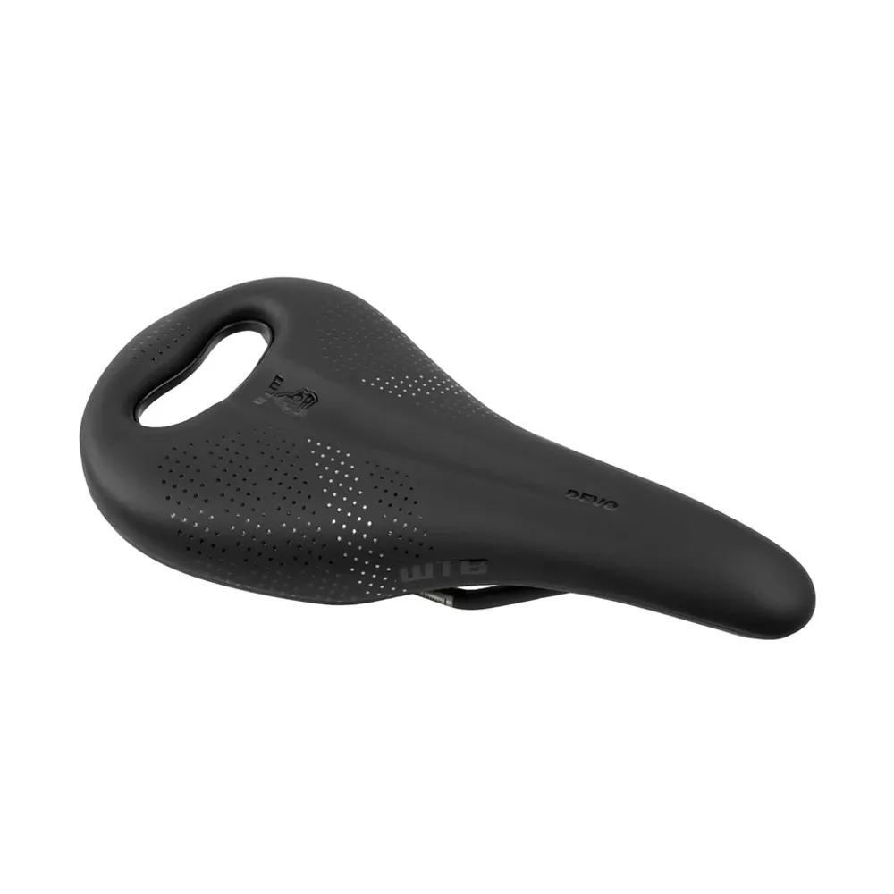 uPRISE Bikes WTB Devo PickUp Saddle - Titanium Rails - Black | Price match, 365 day return s, 18-Month Warranty, Finance Available & Free UK Delivery
