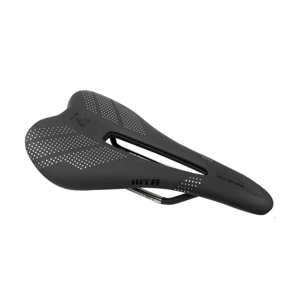 uPRISE Bikes WTB Gravelier Saddle - Stainless Steel Rails - Black | Price match, 365 day return s, 18-Month Warranty, Finance Available & Free UK Delivery