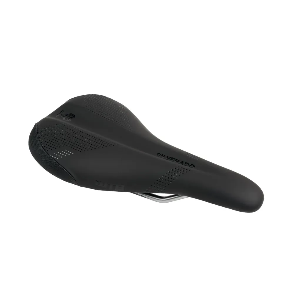 uPRISE Bikes WTB Silverado 265 Saddle - Medium - Cromoly Rails - Black | Price match, 365 day return s, 18-Month Warranty, Finance Available & Free UK Delivery