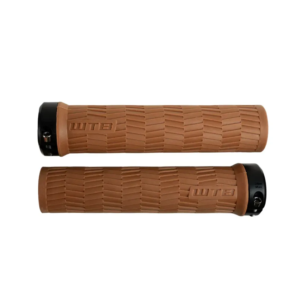 uPRISE Bikes WTB Burr Clamp-On Grips - Tan | Price match, 365 day return s, 18-Month Warranty, Finance Available & Free UK Delivery