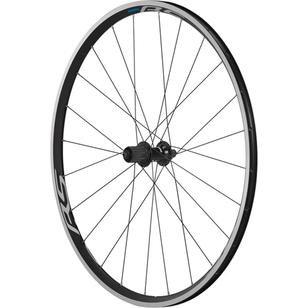 uPRISE Bikes Shimano WH-RS100 Clincher 11 Speed 130 mm QR Rear Road Wheel - Black | Price match, 365 day return s, 18-Month Warranty, Finance Available & Free UK Delivery