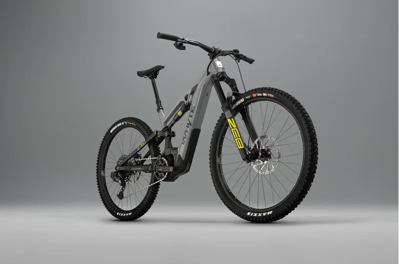 Whyte E-160 S 2024 Electric Mountain Bike - Gloss Grey-1