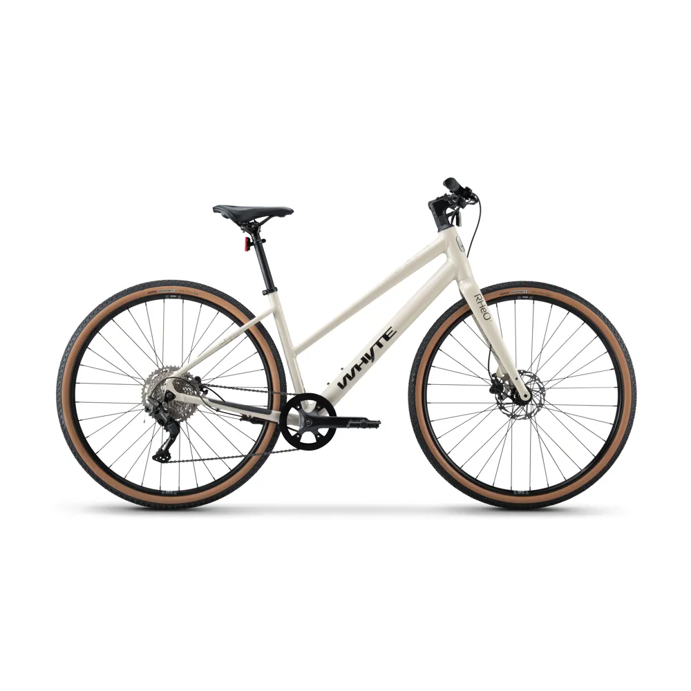 uPRISE Bikes Whyte Bikes Whyte RheO 1 Step-Thru Unisex 2025 Hybrid Bike - Gloss Grey | Price match, 365 day return s, 18-Month Warranty, Finance Available & Free UK Delivery