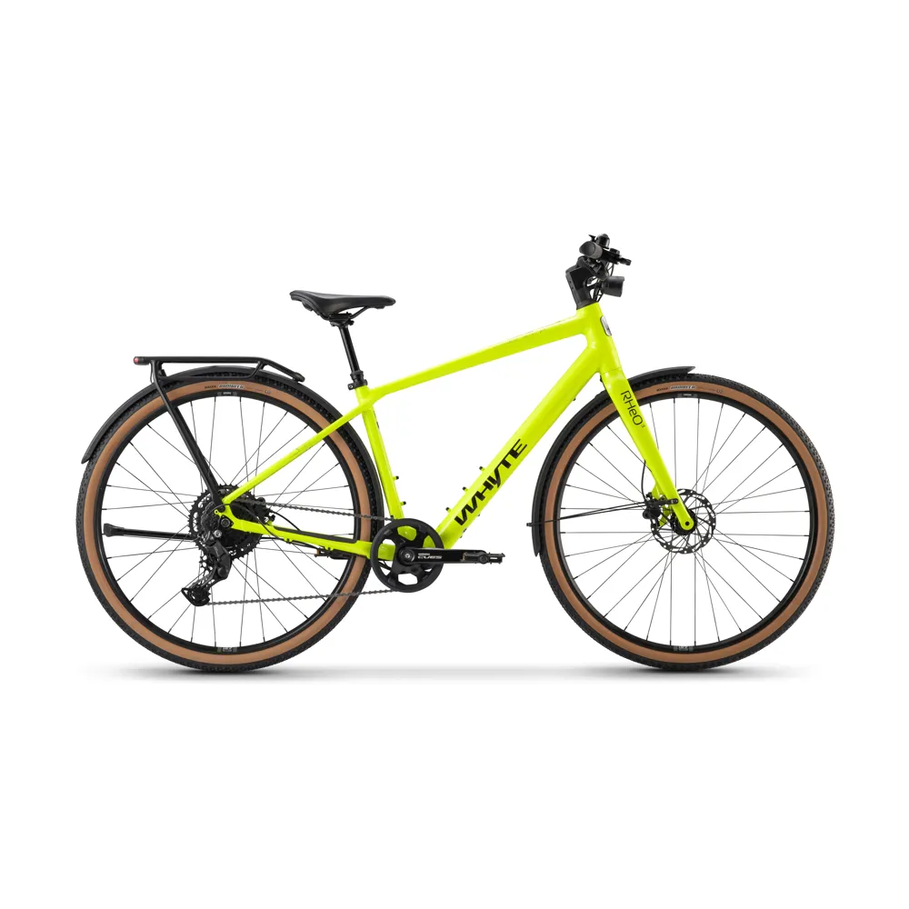 uPRISE Bikes Whyte Bikes Whyte RheO 3 2025 Electric Hybrid Bike - Gloss Lime | Price match, 365 day return s, 18-Month Warranty, Finance Available & Free UK Delivery