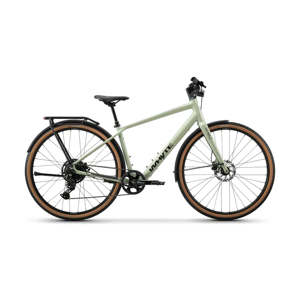 uPRISE Bikes Whyte Bikes Whyte RheO 3 2025 Electric Hybrid Bike - Gloss Sage Green | Price match, 365 day return s, 18-Month Warranty, Finance Available & Free UK Delivery