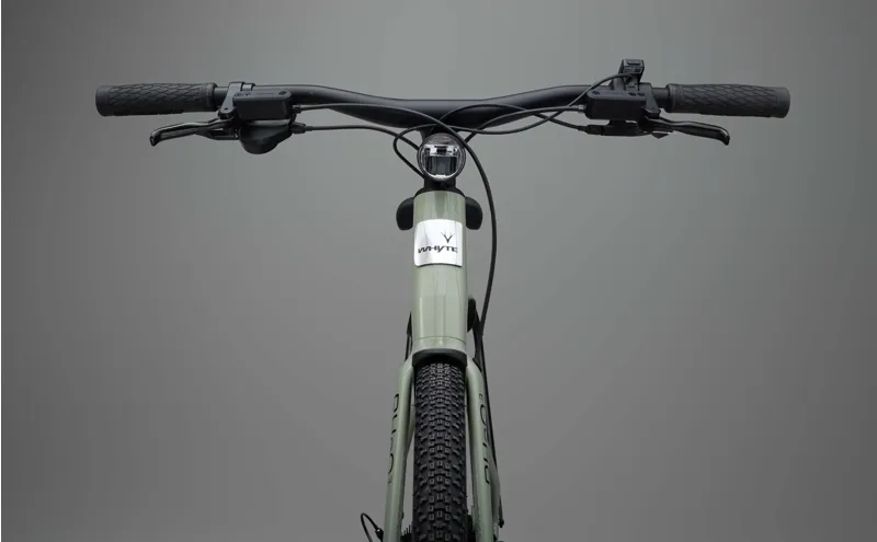 Whyte RheO 3 Step-Through 2025 Electric Hybrid Bike - Gloss Sage Green-4