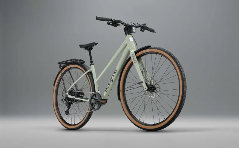 Whyte RheO 3 Step-Through 2025 Electric Hybrid Bike - Gloss Sage Green-1
