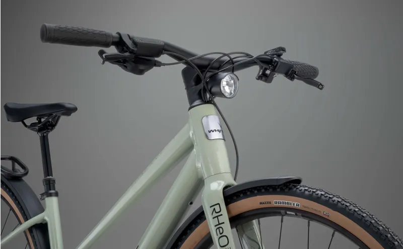 Whyte RheO 3 Step-Through 2025 Electric Hybrid Bike - Gloss Sage Green-8