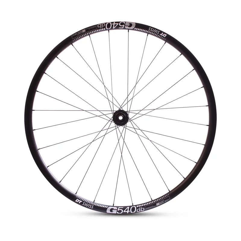 M Part DT 370 CL Hub G 540 TLR 700c Rim Gravel Front Wheel - Black