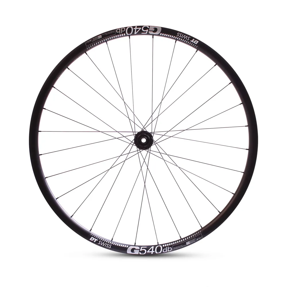 uPRISE Bikes M Part DT 370 CL Hub G 540 TLR 700c Rim Gravel Front Wheel - Black | Price match, 365 day return s, 18-Month Warranty, Finance Available & Free UK Delivery