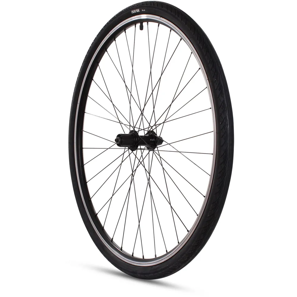 uPRISE Bikes M Part Hybrid Rim Brake Rear Wheel/Tyre Bundle Black 700c 135mm QR | Price match, 365 day return s, 18-Month Warranty, Finance Available & Free UK Delivery