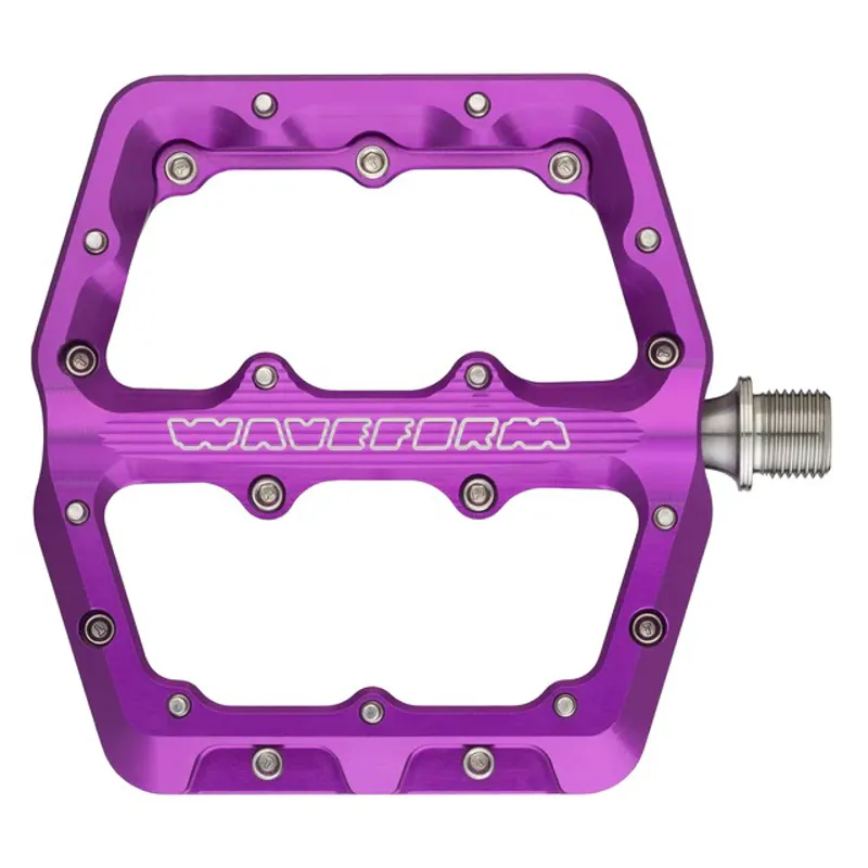 Wolf Tooth Waveform Flat MTB Pedals - Purple-1