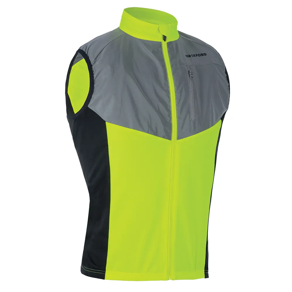uPRISE Bikes Oxford Endeavour Men's Gilet - Fluo Yellow | Price match, 365 day return s, 18-Month Warranty, Finance Available & Free UK Delivery