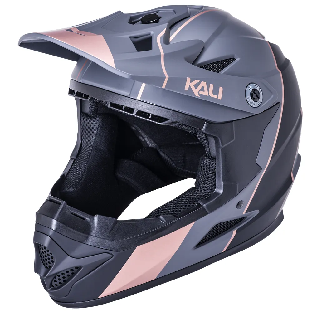 uPRISE Bikes Kali Zoka Stripe Full Face Helmet - Black/Bronze | Price match, 365 day return s, 18-Month Warranty, Finance Available & Free UK Delivery