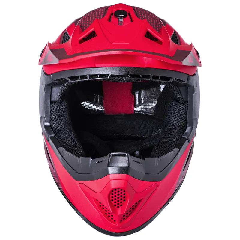 Kali Zoka Dash Full Face Helmet - Red/Burgundy-3