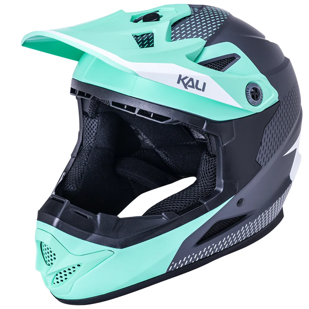 uPRISE Bikes Kali Zoka Dash Full Face Helmet - Seafoam/Grey | Price match, 365 day return s, 18-Month Warranty, Finance Available & Free UK Delivery