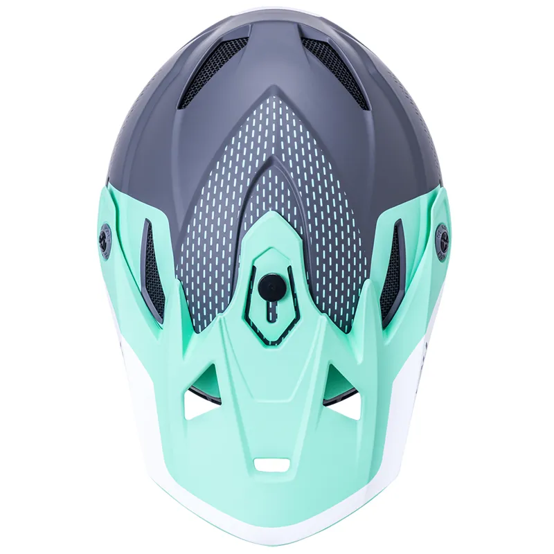 Kali Zoka Dash Full Face Helmet - Seafoam/Grey -4